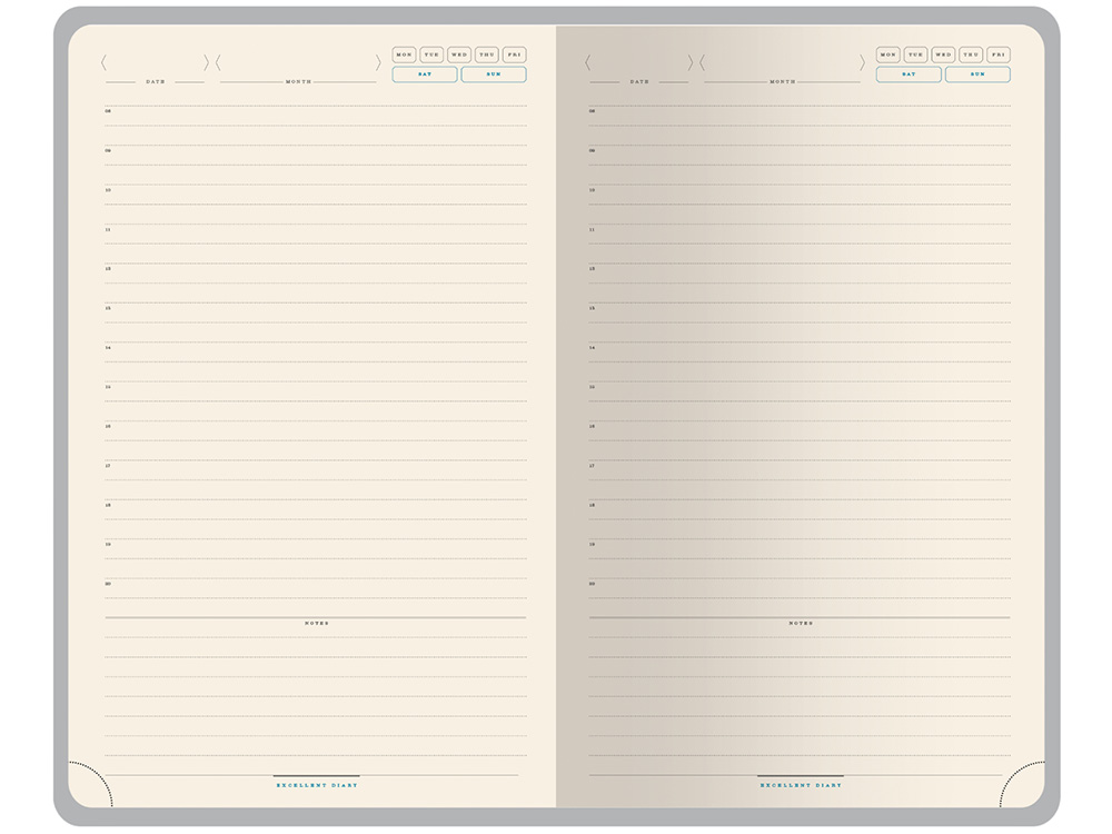 Ежедневник недатированный А5  Ежедневник недатированный А5