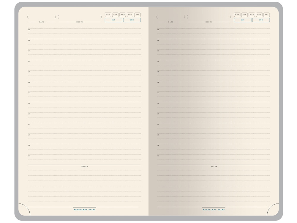 Ежедневник недатированный А5  Ежедневник недатированный А5