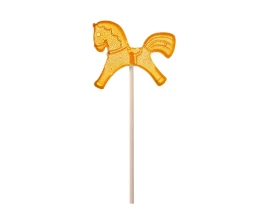 Леденец "Лошадка", желтый со вкусом апельсина, 21 гр.