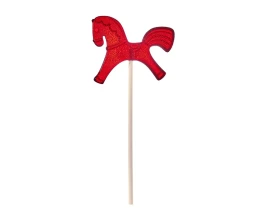 Леденец "Лошадка", красный со вкусом вишни, 21 гр.