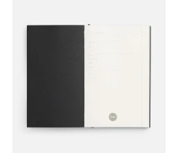 Ежедневник Flat Mini, недатированный, черный Ежедневник Flat Mini, недатированный, черный