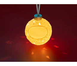 Шар новогодний с подсветкой