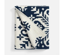 Шарф Wintertude L, синий с белым Шарф Wintertude L, синий с белым