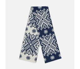 Шарф Wintertude L, синий с белым Шарф Wintertude L, синий с белым