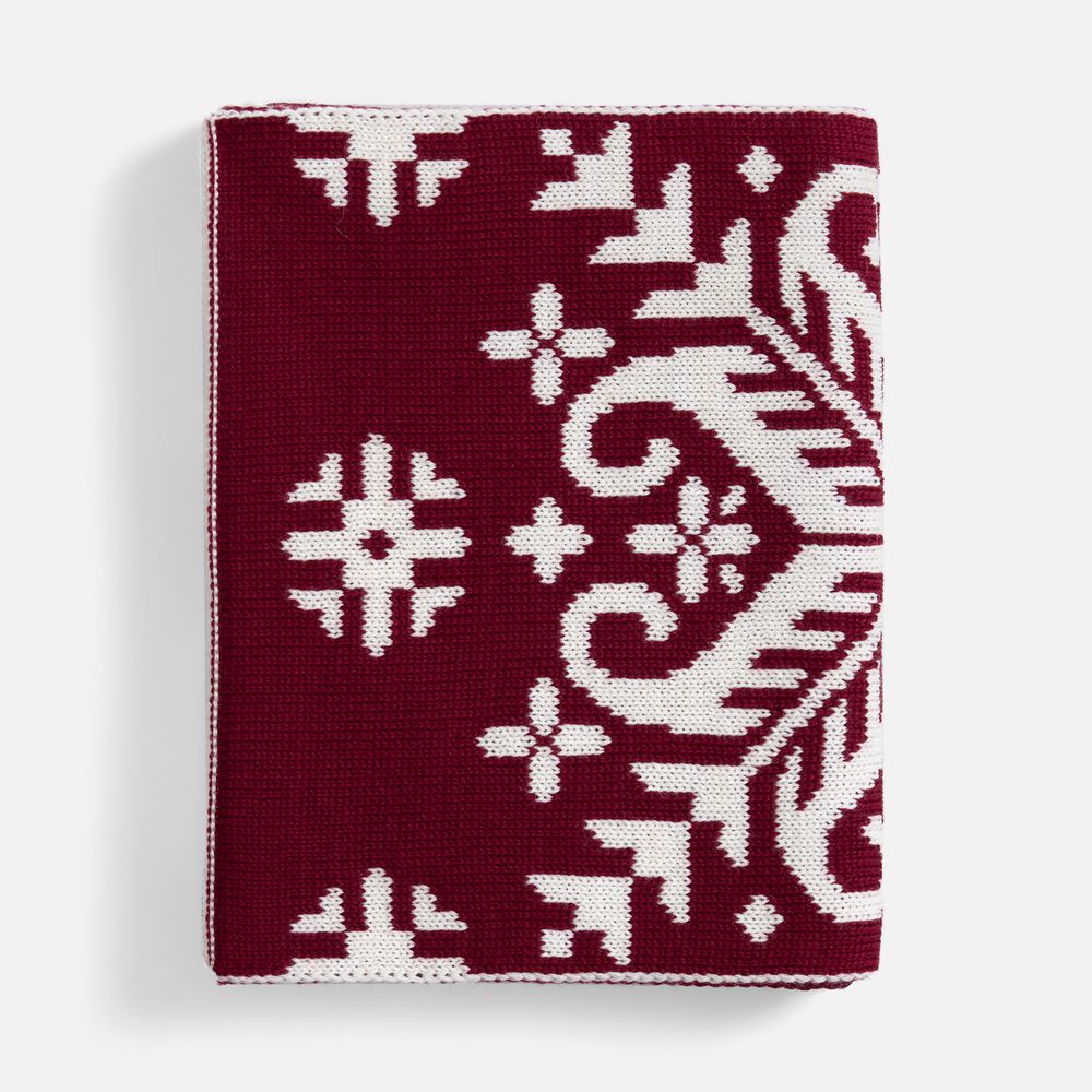 Шарф Wintertude L, красный с белым Шарф Wintertude L, красный с белым