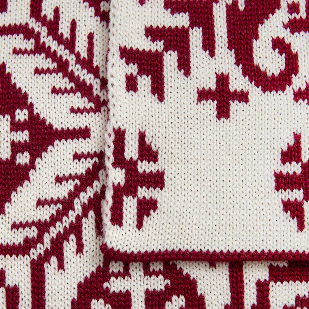 Шарф Wintertude L, красный с белым Шарф Wintertude L, красный с белым