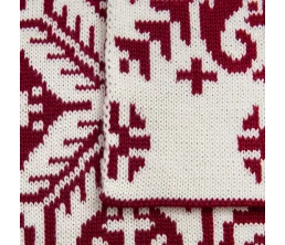 Шарф Wintertude L, красный с белым Шарф Wintertude L, красный с белым