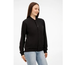 Бомбер унисекс Nuppu, черный