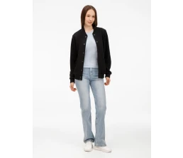 Бомбер унисекс Nuppu, черный