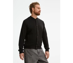 Бомбер унисекс Nuppu, черный