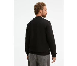 Бомбер унисекс Nuppu, черный