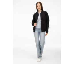 Бомбер унисекс AtmosWear, черный