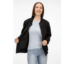 Бомбер унисекс AtmosWear, черный