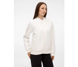 Бомбер унисекс AtmosWear, молочно-белый