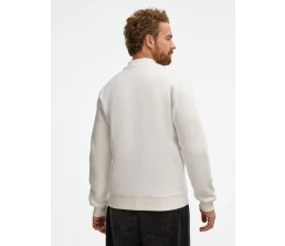 Бомбер унисекс AtmosWear, молочно-белый