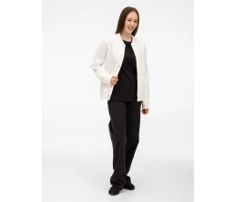 Бомбер унисекс AtmosWear, молочно-белый