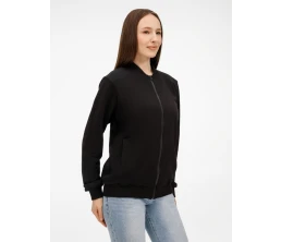 Бомбер унисекс Townie, черный