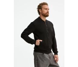 Бомбер унисекс Townie, черный