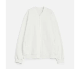 Бомбер унисекс Townie, молочно-белый