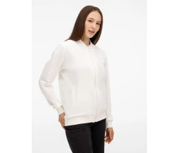 Бомбер унисекс Townie, молочно-белый