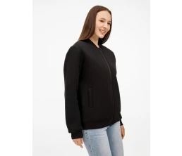 Бомбер унисекс Estado, черный