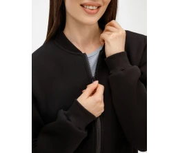 Бомбер унисекс Estado, черный