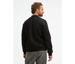 Бомбер унисекс Estado, черный