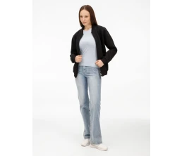 Бомбер унисекс Estado, черный