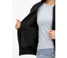 Бомбер унисекс Estado, черный