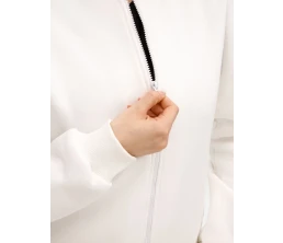 Бомбер унисекс Estado, молочно-белый