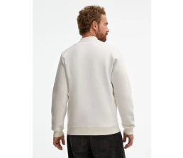 Бомбер унисекс Estado, молочно-белый