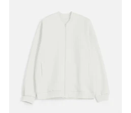 Бомбер унисекс Estado, молочно-белый