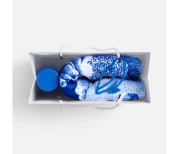 Набор «Год чудес», белый с синим Набор «Год чудес», белый с синим