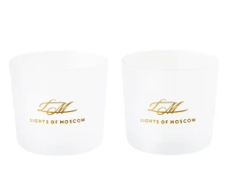 Набор для создания 2-х ароматических свечей: амбра и табак/маракуйя, сандал и пачули