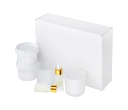 Набор для создания 2-х ароматических свечей: амбра и табак/маракуйя, сандал и пачули (без лого LM)