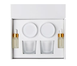 Набор для создания 2-х ароматических свечей: амбра и табак/маракуйя, сандал и пачули (без лого LM)