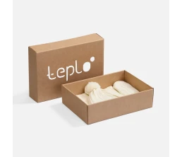 Набор Knit Beat, белый (молочный)