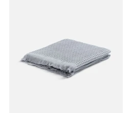 Плед вафельный Elenglect, светло-серый