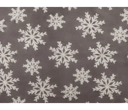 Плед Snowflake новогодний с капюшоном