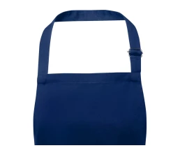 Фартук Andrea плотностью 240 г/м² с регулируемой завязкой на шее - Темно - синий