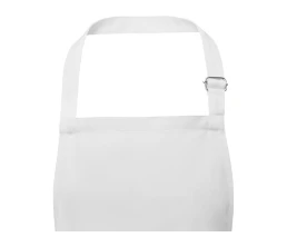 Фартук Andrea плотностью 240 г/м² с регулируемой завязкой на шее - Белый