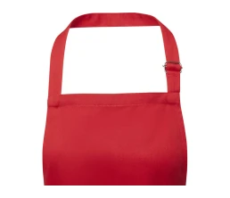 Фартук Andrea плотностью 240 г/м² с регулируемой завязкой на шее - Красный