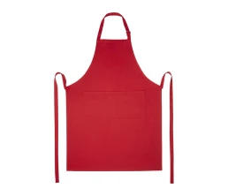 Фартук Andrea плотностью 240 г/м² с регулируемой завязкой на шее - Красный