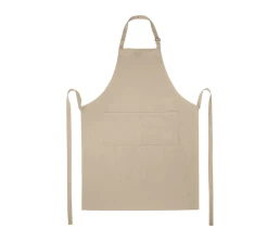 Фартук Andrea плотностью 240 г/м² с регулируемой завязкой на шее - Oatmeal