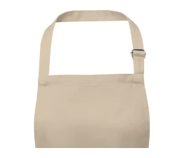 Фартук Andrea плотностью 240 г/м² с регулируемой завязкой на шее - Oatmeal