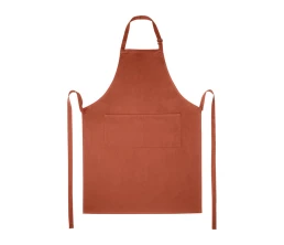 Фартук Andrea плотностью 240 г/м² с регулируемой завязкой на шее - Brick