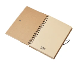 Крафтовый блокнот А5 в твердой обложке 