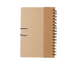 Крафтовый блокнот А5 в твердой обложке 