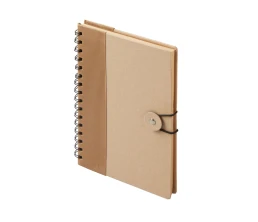 Крафтовый блокнот А5 в твердой обложке 