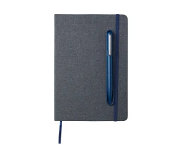 Набор блокнот А5 с магнитным держателем для ручки и подставкой для телефона и металлической шариковой ручкой 